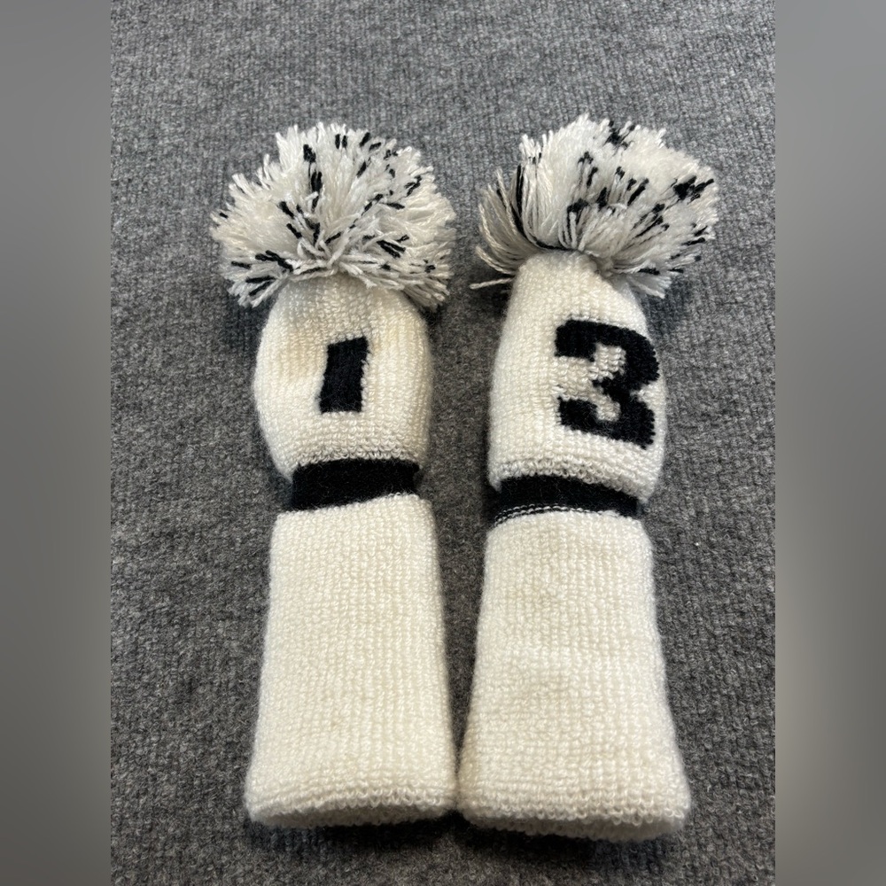 Golf driver and 3 wood head covers lot of 2